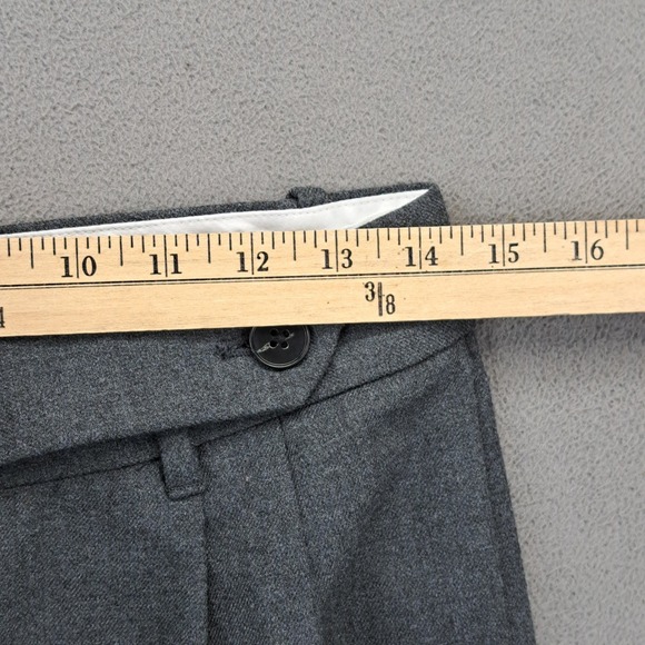 Wilfred Aritzia Womens Gray Pleated Trouser Pants Size 8 Crepe Wide Leg - Picture 6 of 12